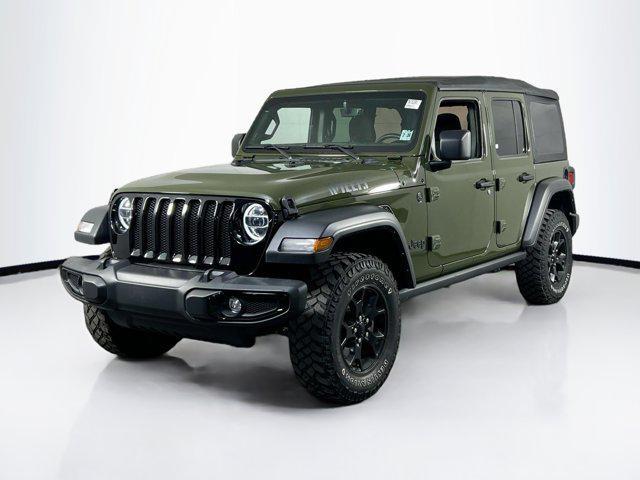 used 2021 Jeep Wrangler car, priced at $33,896