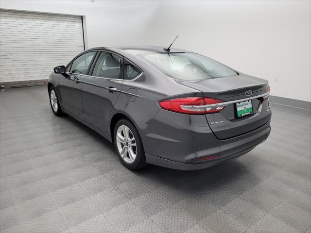 used 2018 Ford Fusion car, priced at $14,995