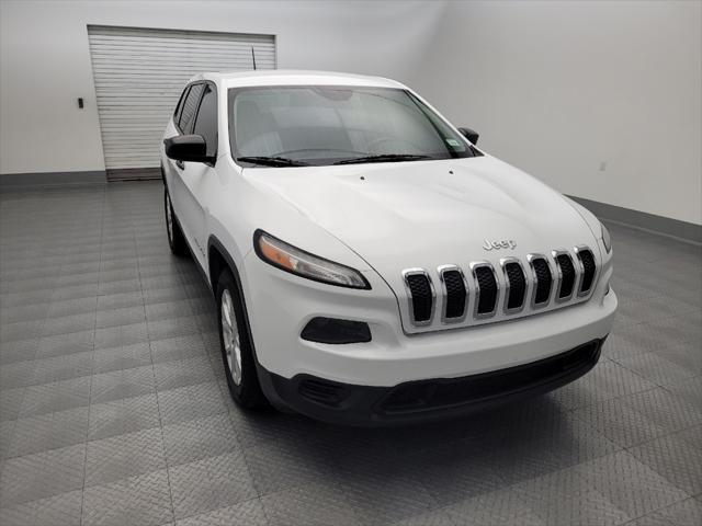 used 2017 Jeep Cherokee car, priced at $15,295