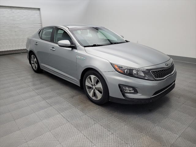 used 2014 Kia Optima Hybrid car, priced at $13,195