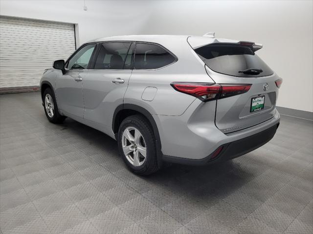 used 2021 Toyota Highlander car, priced at $25,795