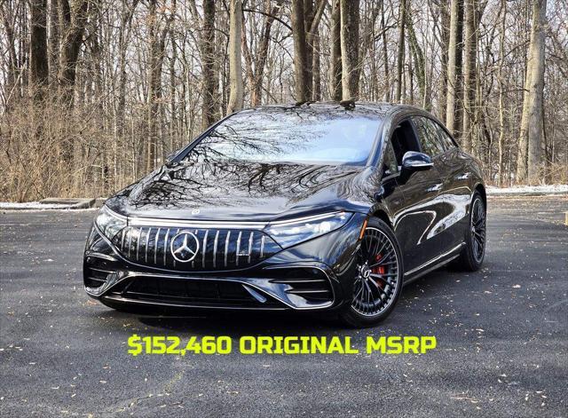 used 2023 Mercedes-Benz AMG EQS car, priced at $74,995