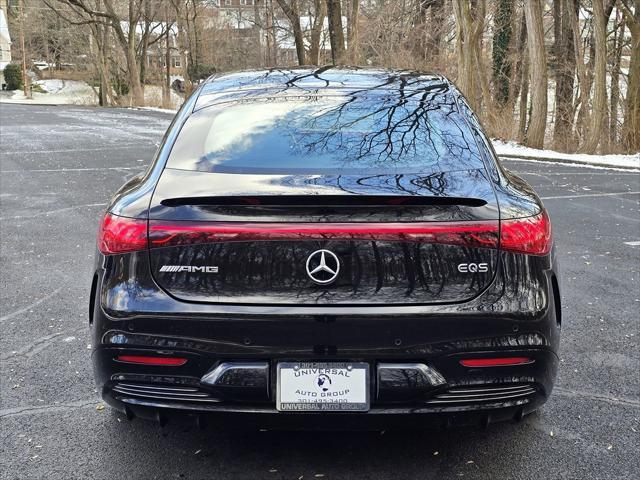 used 2023 Mercedes-Benz AMG EQS car, priced at $74,995