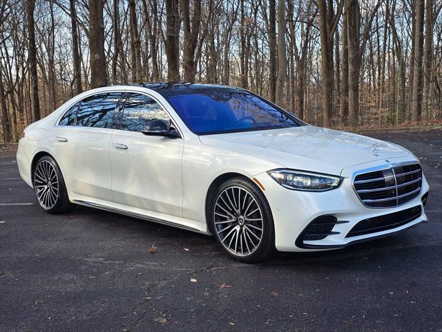 used 2022 Mercedes-Benz S-Class car, priced at $59,695