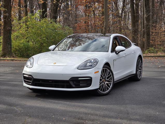 used 2021 Porsche Panamera e-Hybrid car, priced at $67,995