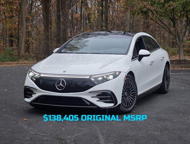 used 2022 Mercedes-Benz EQS 580 car, priced at $66,975