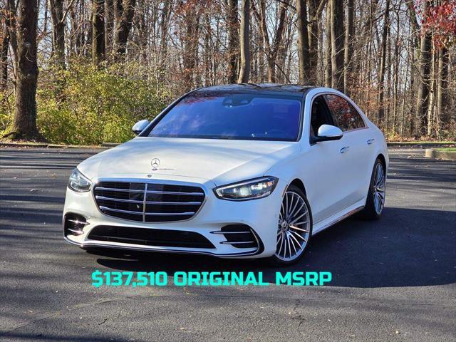 used 2022 Mercedes-Benz S-Class car, priced at $72,100