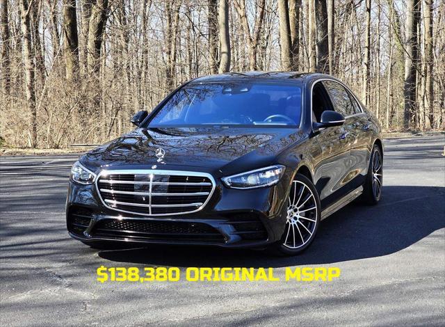 used 2022 Mercedes-Benz S-Class car, priced at $74,995