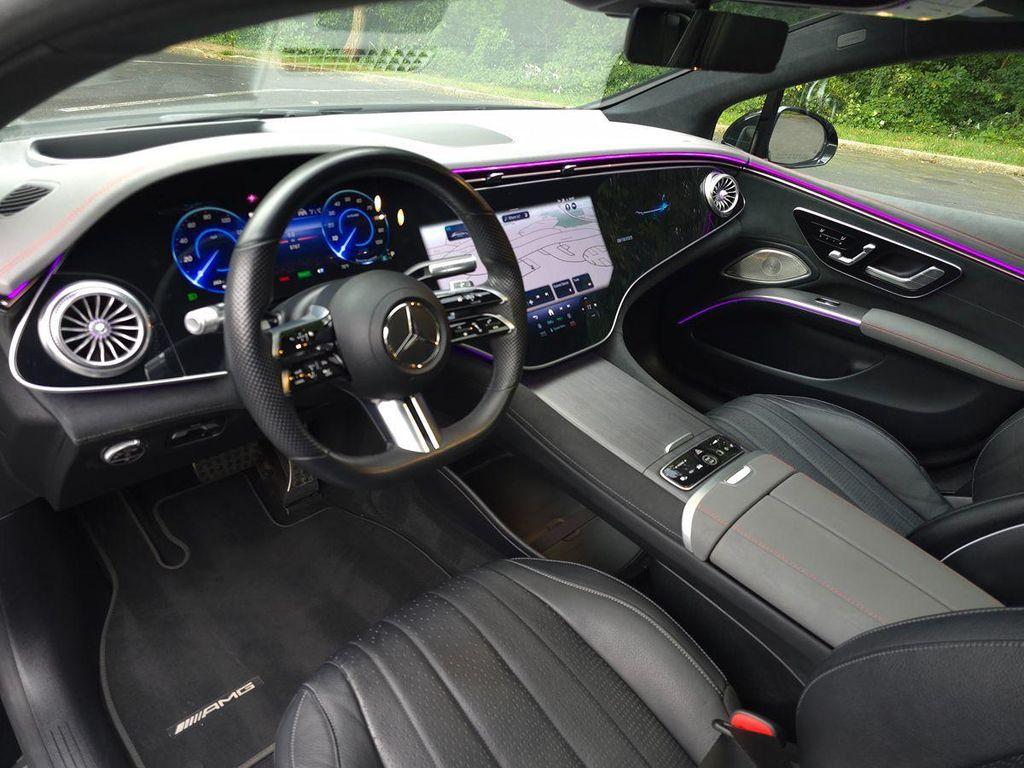 used 2022 Mercedes-Benz EQS 580 car, priced at $53,500