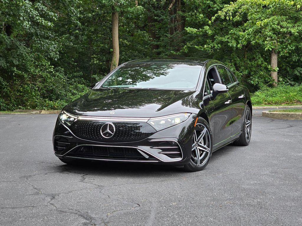 used 2022 Mercedes-Benz EQS 580 car, priced at $53,500