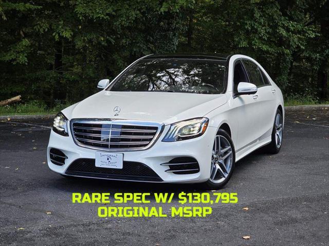 used 2020 Mercedes-Benz S-Class car, priced at $49,995