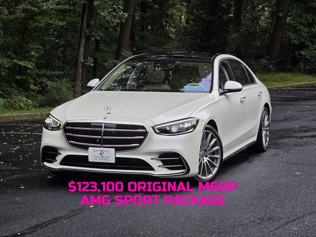 used 2022 Mercedes-Benz S-Class car, priced at $59,500