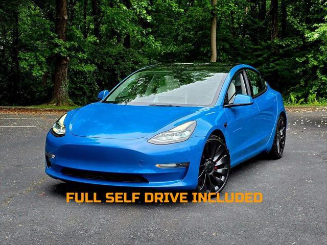 used 2022 Tesla Model 3 car, priced at $36,995