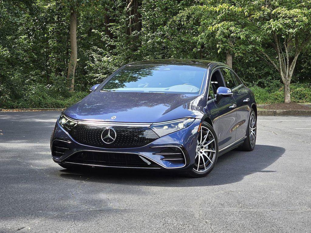 used 2023 Mercedes-Benz EQS 580 car, priced at $54,995