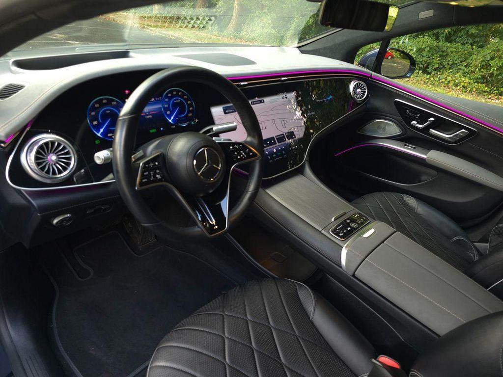 used 2023 Mercedes-Benz EQS 580 car, priced at $54,995