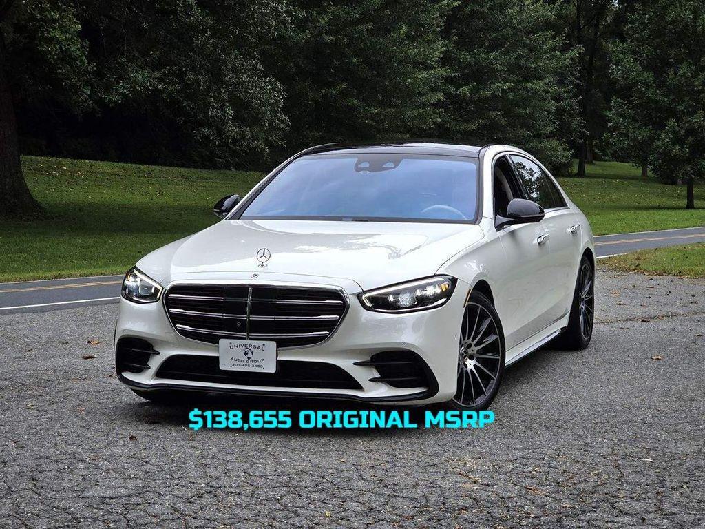 used 2021 Mercedes-Benz S-Class car, priced at $67,000