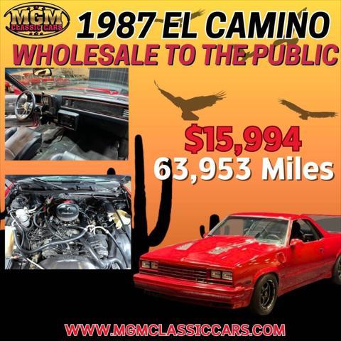 used 1987 Chevrolet El Camino car, priced at $15,994