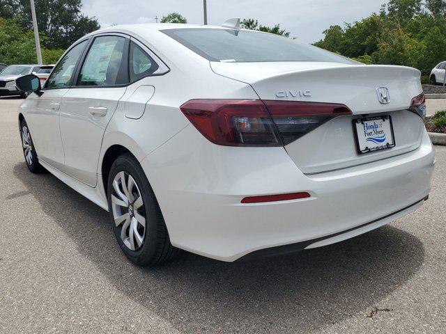 new 2025 Honda Civic car, priced at $25,596