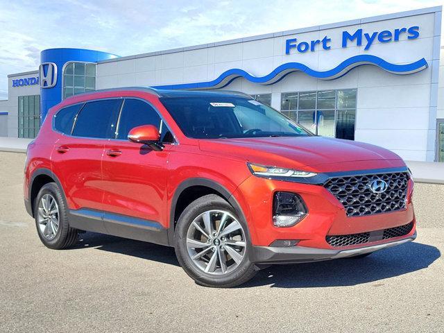 used 2019 Hyundai Santa Fe car, priced at $18,450