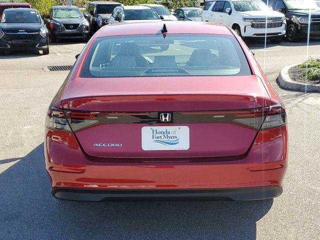 new 2025 Honda Accord car, priced at $31,789