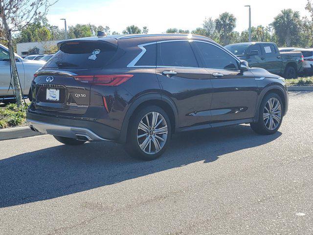 used 2021 INFINITI QX50 car, priced at $25,625