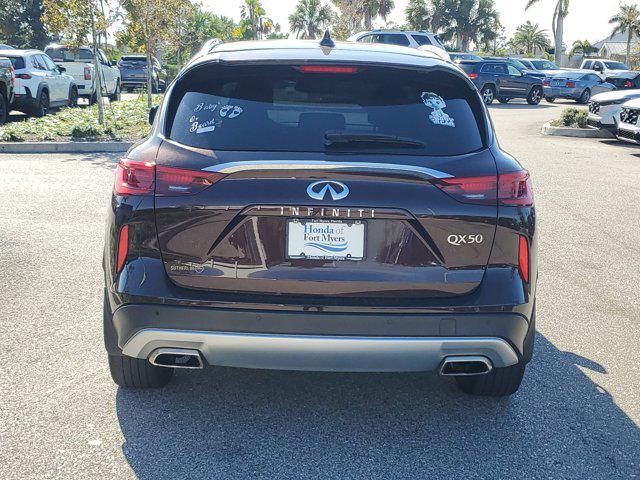 used 2021 INFINITI QX50 car, priced at $25,625