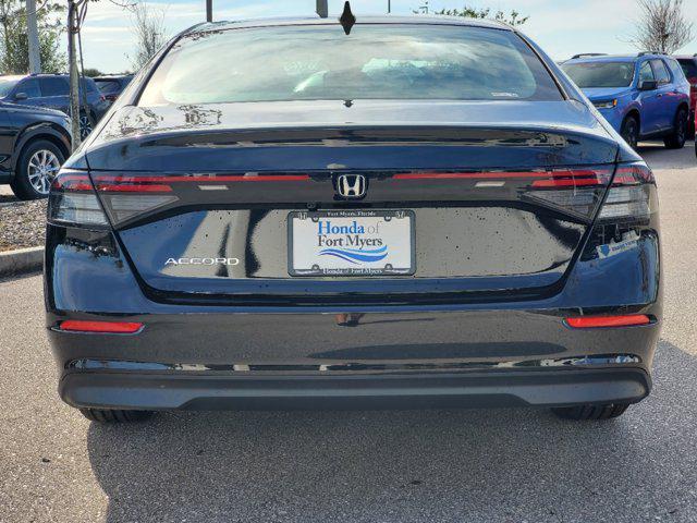 new 2025 Honda Accord car, priced at $29,096