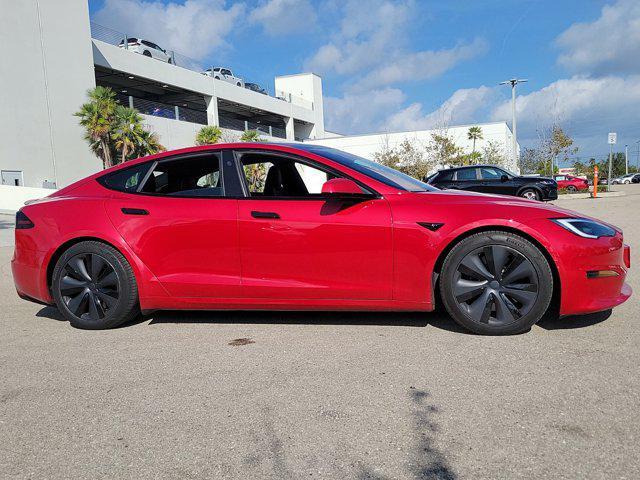 used 2022 Tesla Model S car, priced at $59,450