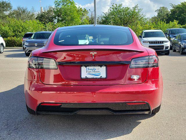 used 2022 Tesla Model S car, priced at $59,450