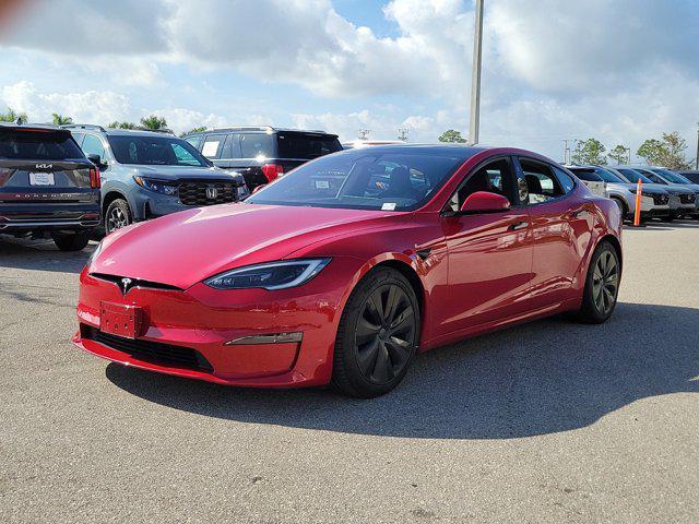 used 2022 Tesla Model S car, priced at $59,450