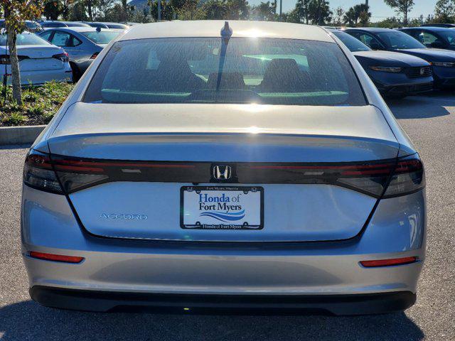 new 2025 Honda Accord car, priced at $29,096