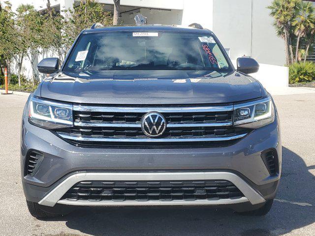 used 2021 Volkswagen Atlas car, priced at $20,880