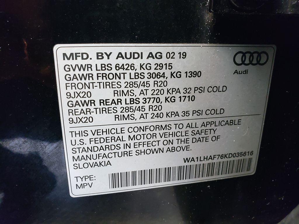 used 2019 Audi Q7 car, priced at $18,203