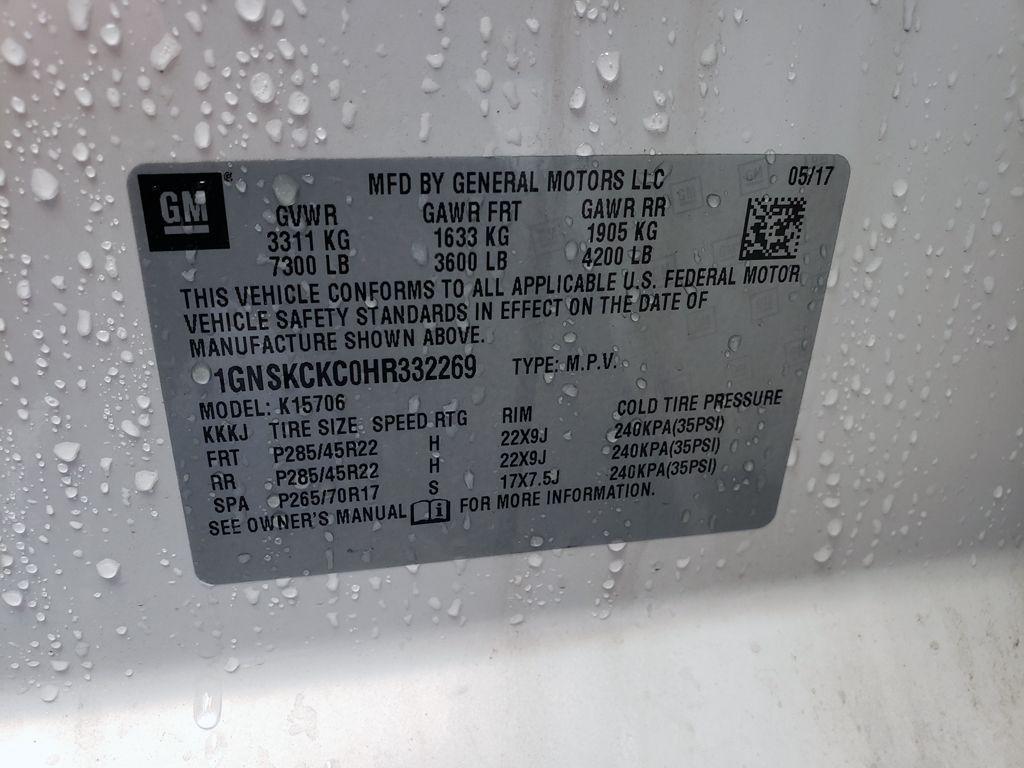 used 2017 Chevrolet Tahoe car, priced at $19,373