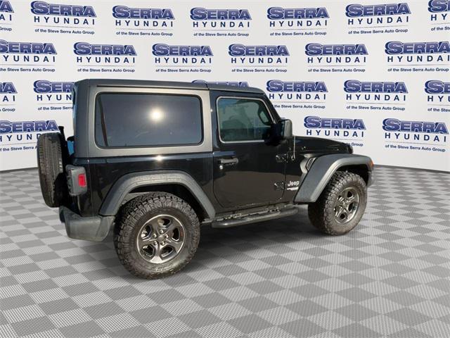 used 2021 Jeep Wrangler car, priced at $25,900