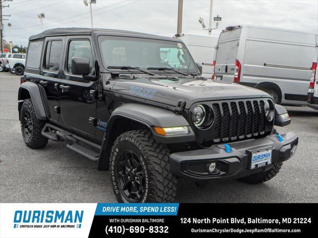 used 2023 Jeep Wrangler 4xe car, priced at $32,800