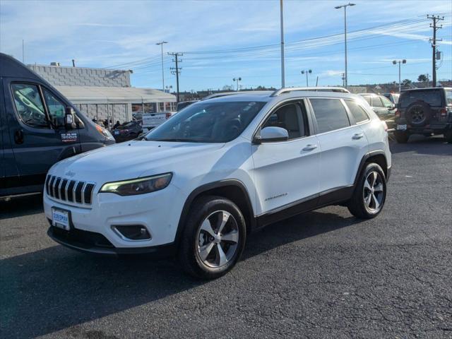 used 2021 Jeep Cherokee car, priced at $23,800