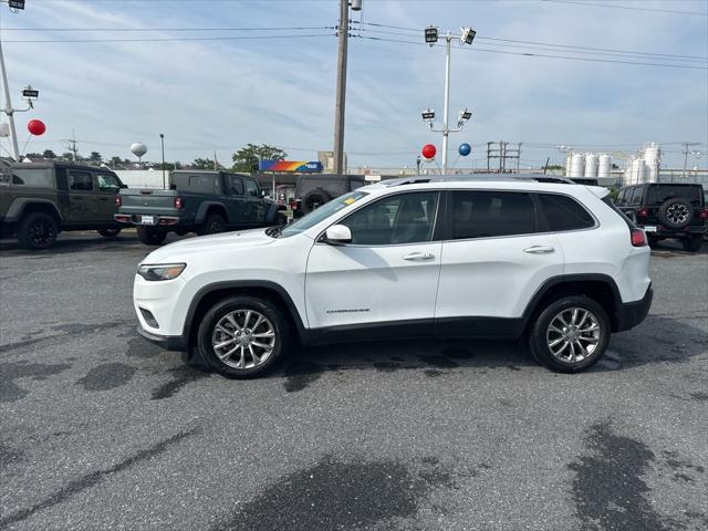 used 2021 Jeep Cherokee car, priced at $21,000