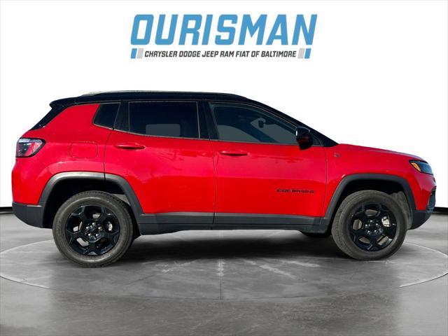 used 2023 Jeep Compass car, priced at $21,400