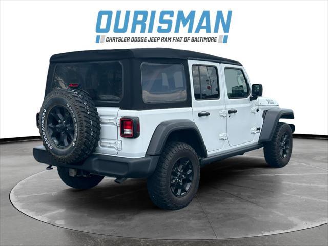 used 2022 Jeep Wrangler car, priced at $33,500