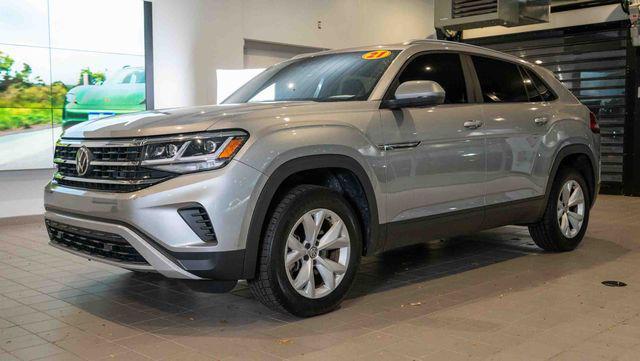 used 2021 Volkswagen Atlas Cross Sport car, priced at $20,559