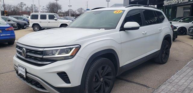 used 2021 Volkswagen Atlas car, priced at $27,600