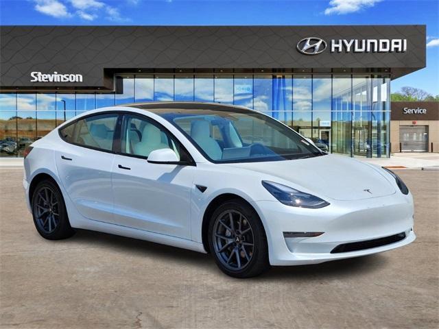 used 2023 Tesla Model 3 car, priced at $23,900