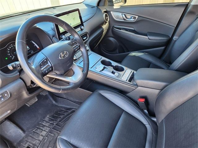 used 2021 Hyundai Kona EV car, priced at $14,700