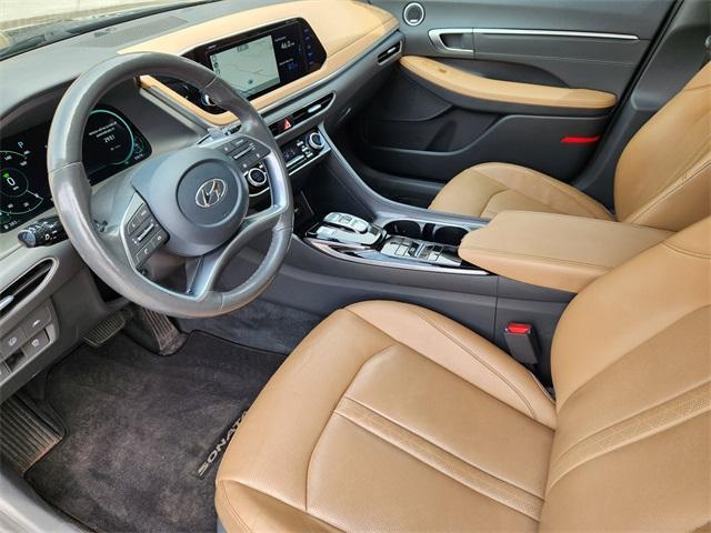 used 2021 Hyundai Sonata Hybrid car, priced at $18,700