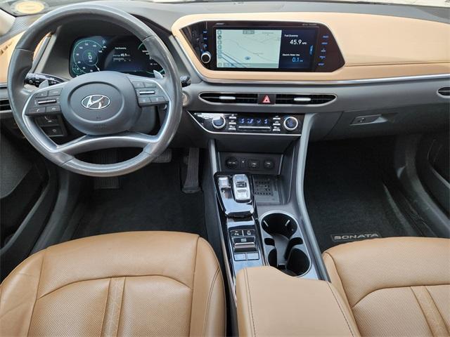 used 2021 Hyundai Sonata Hybrid car, priced at $18,700