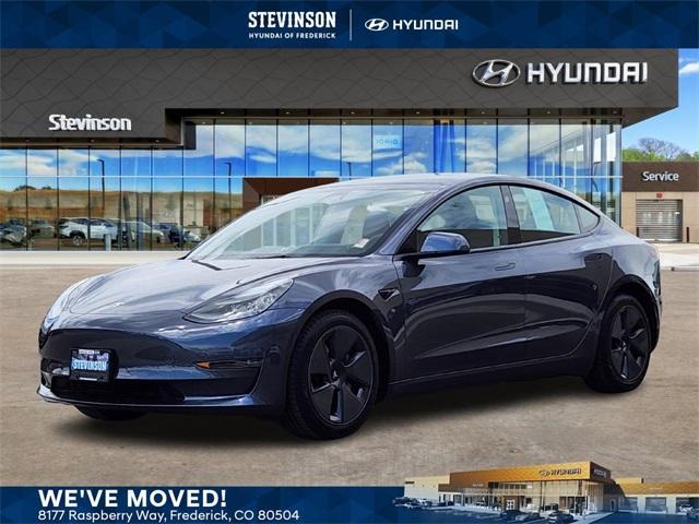 used 2023 Tesla Model 3 car, priced at $26,300
