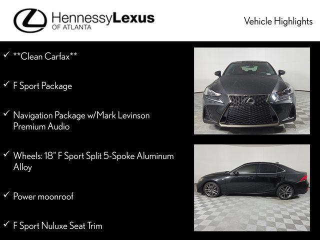 used 2017 Lexus IS 350 car, priced at $27,990