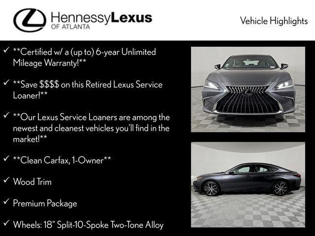 used 2025 Lexus ES 350 car, priced at $44,490