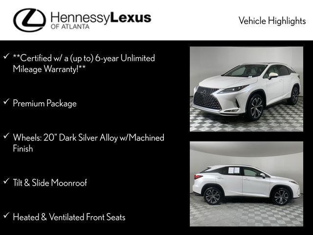 used 2022 Lexus RX 350 car, priced at $46,490